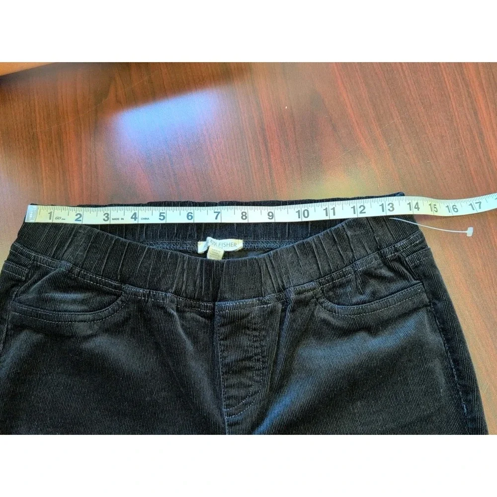 NEW! EILEEN FISHER S Black Pull, On Skinny Cords